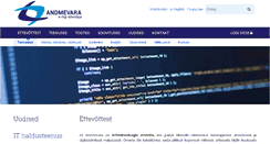Desktop Screenshot of andmevara.ee